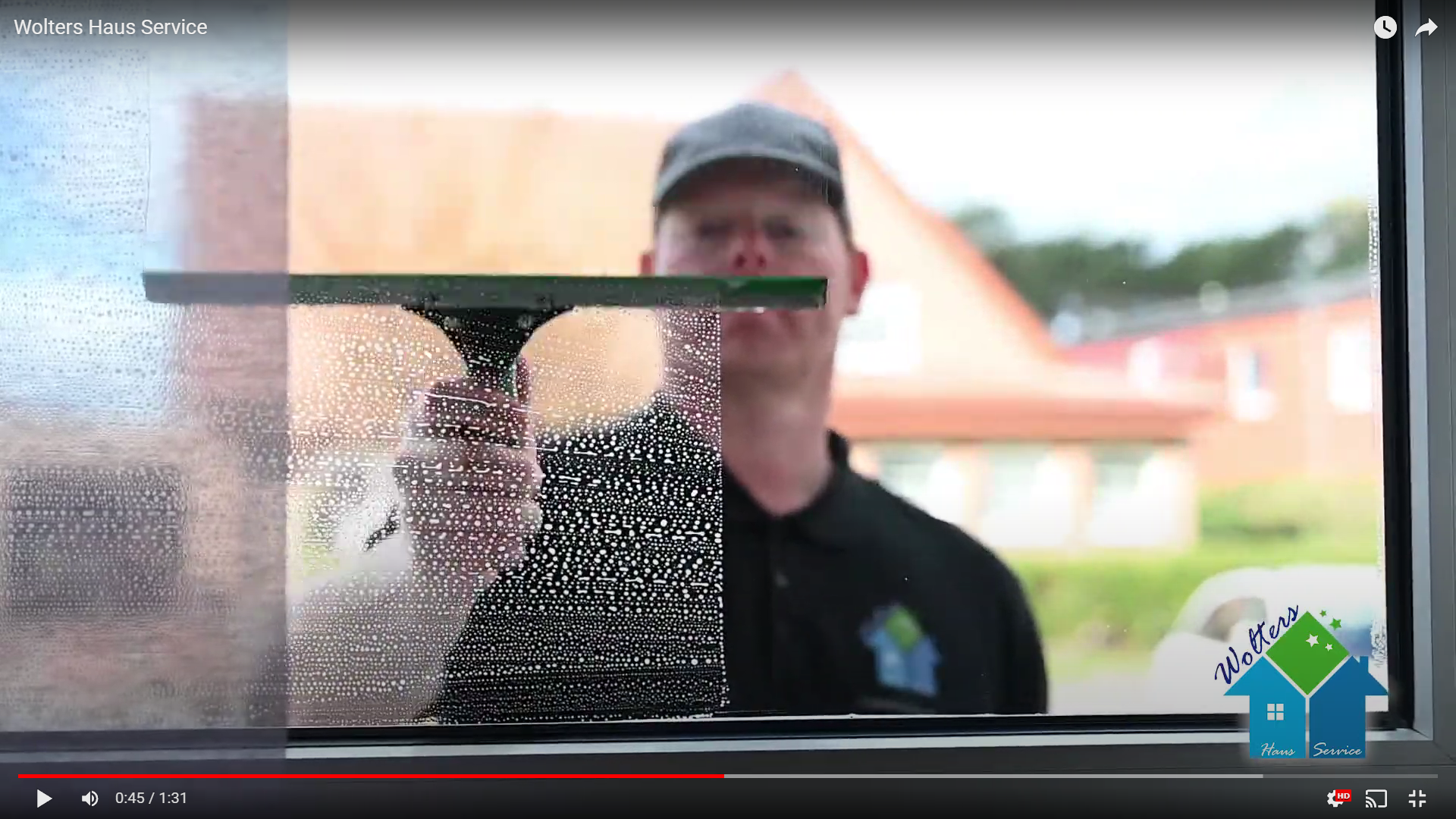 Streifenfreies Abziehen der Fensterscheiben